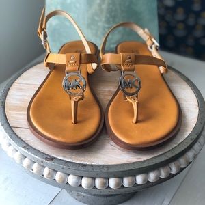 Michael Kors Mustard Yellow Sandals